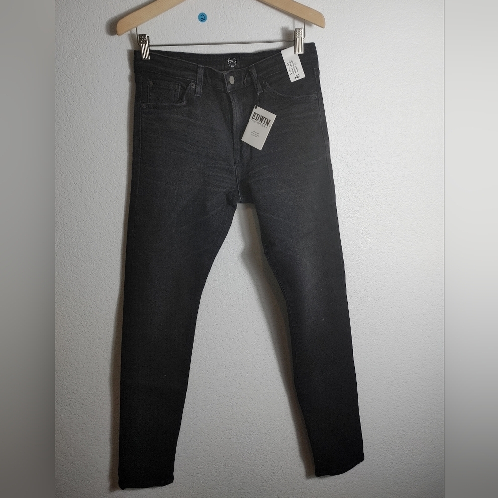 NWT Men's Edwin Morrison Black‎ Jean Made In Japan 32